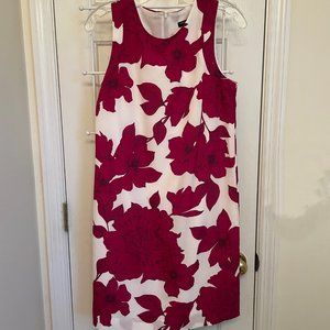 Banana Republic Factory - Floral Shift Dress - Magenta - Size 4 - NWT